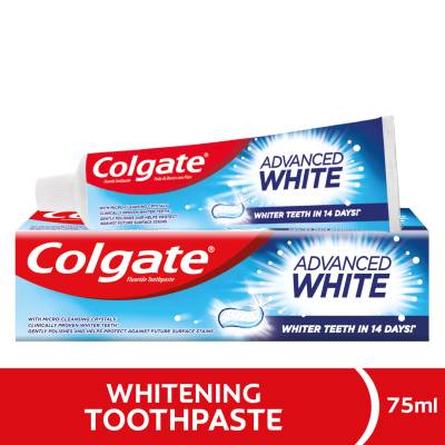 Colgate Advanced White Whitening Toothpaste, 75ml