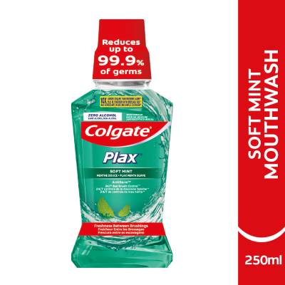 Colgate Plax Mouthwash, Soft Mint, 250ml