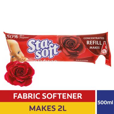 Sta-Soft Aromatherapy Passion Fabric Softener Refill, 500ml