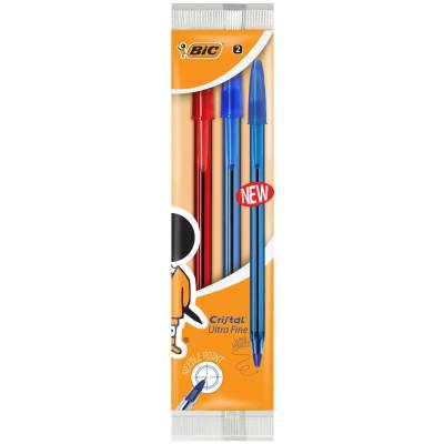 BIC 2pc Blue & Red