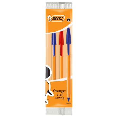 BIC Orange Fine Pouch 2 - Blue 1 Red 1