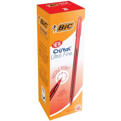 BIC Ultra Fine Box 20 Red